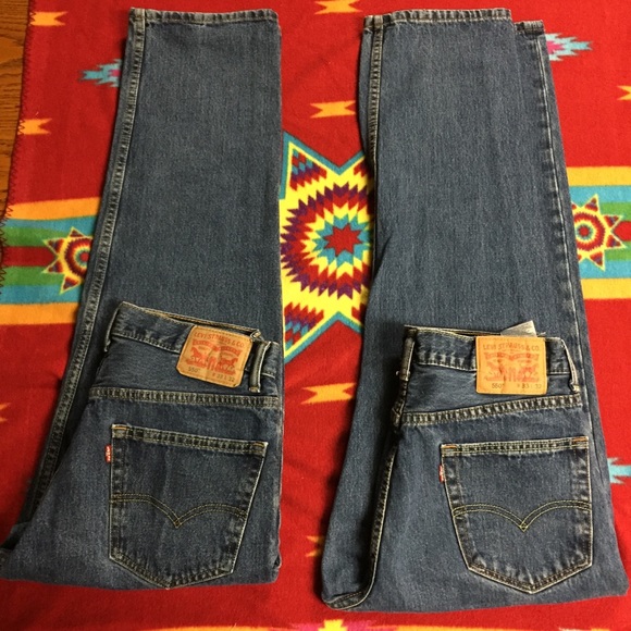 Lot 2 Levi’s 550 Mens Jeans 33/30 - Picture 4 of 7